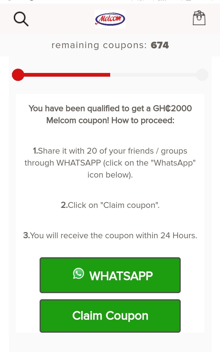 HOAX: Melcom is not giving out GH₵ 2,000 gift cards to every Ghanaian in response to COVID-19