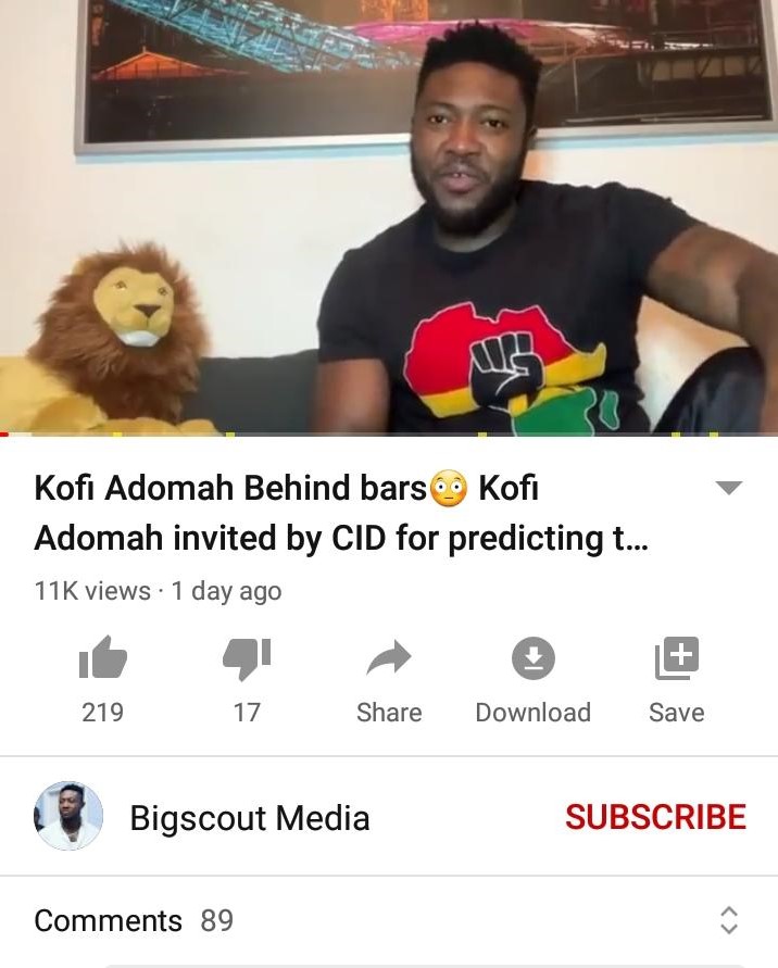FALSE: Ghanaian journalist Kofi Adomah behind bars