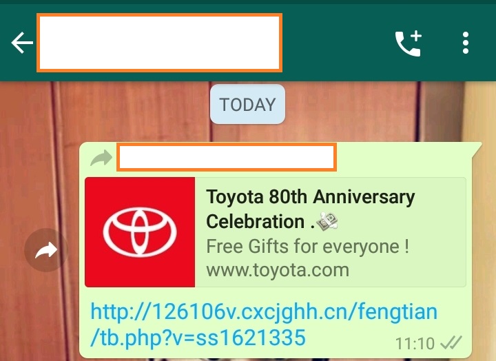 HOAX: A site offering cars and gifts as part of Toyota's 80th anniversary celebration is a scam