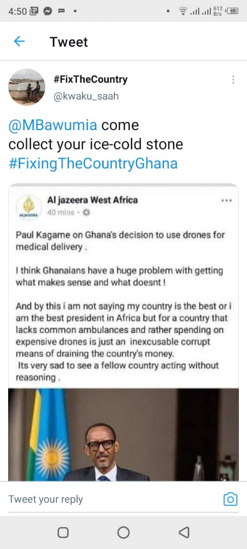 FAKE: President Kagame has NOT accused Ghana gov’t of corruption as captured on viral image