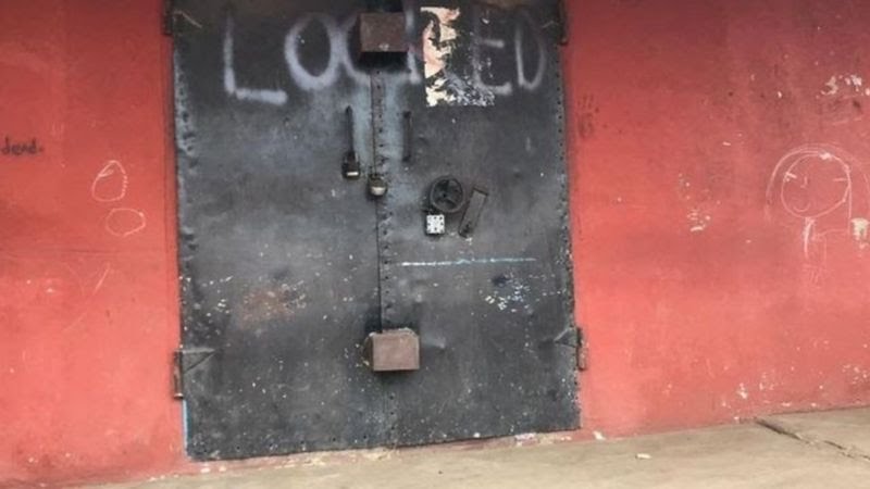 FACT-CHECK: Ghanaian trade union locks up foreign-owned shops in Koforidua?