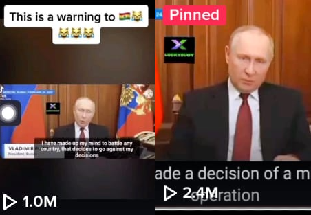 FAKE: Vladimir Putin has NOT threatened military action against Ghana and Kenya