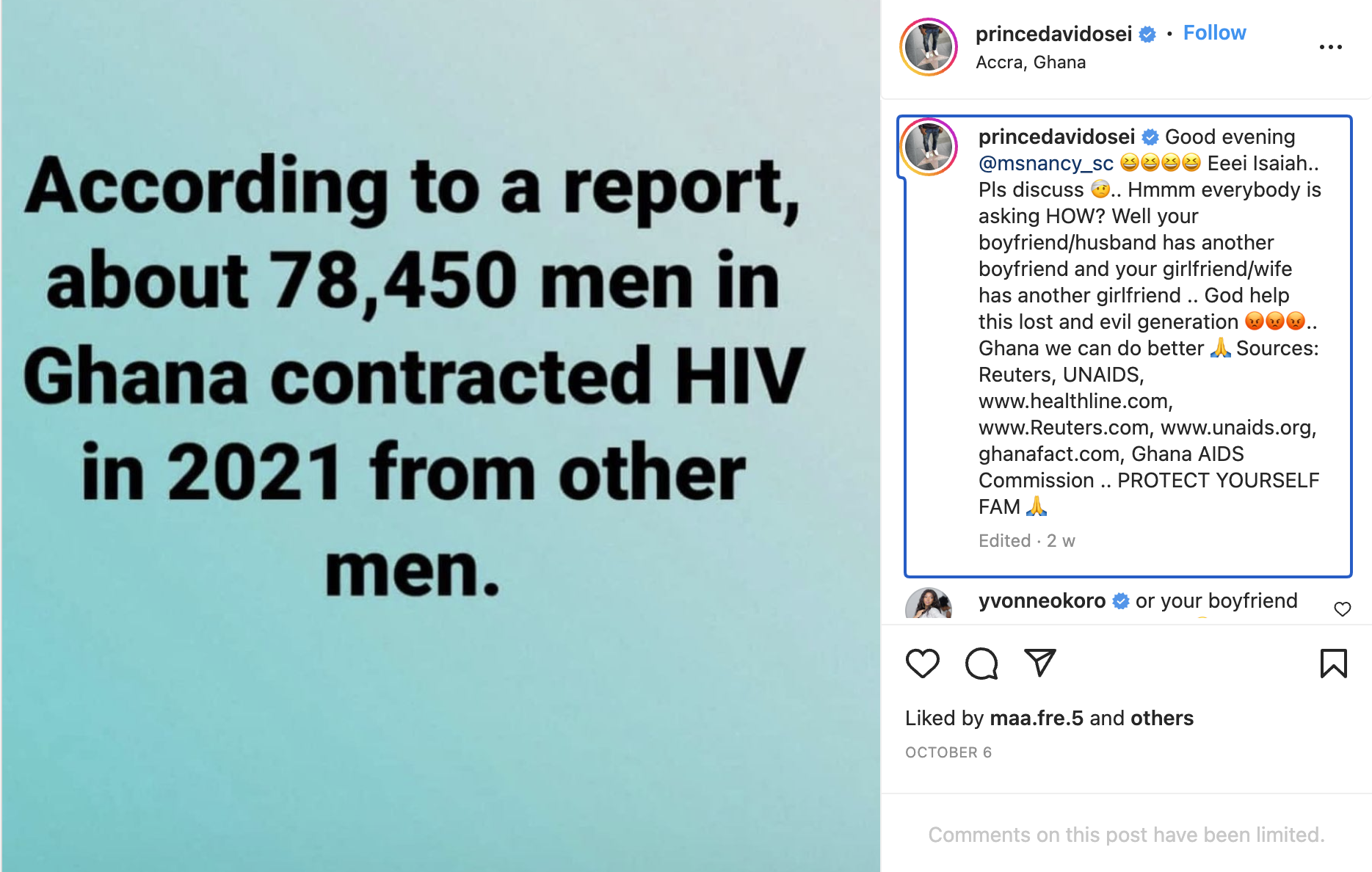 Fact-Check: Claim that more 78,000 men in Ghana contracted HIV in 2021 from other men is false