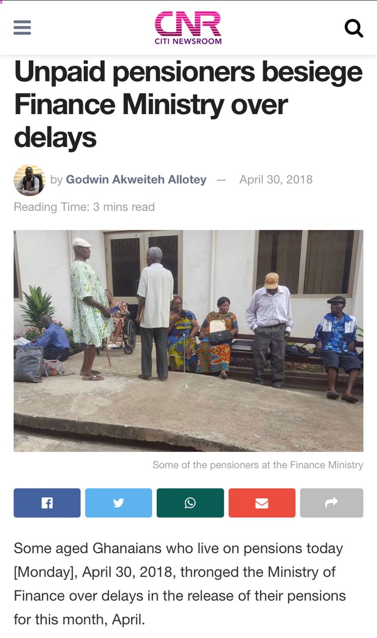 FACT-CHECK: Pictures showing pensioners besieging Finance Ministry over delays in paying their benefits were taken in 2018