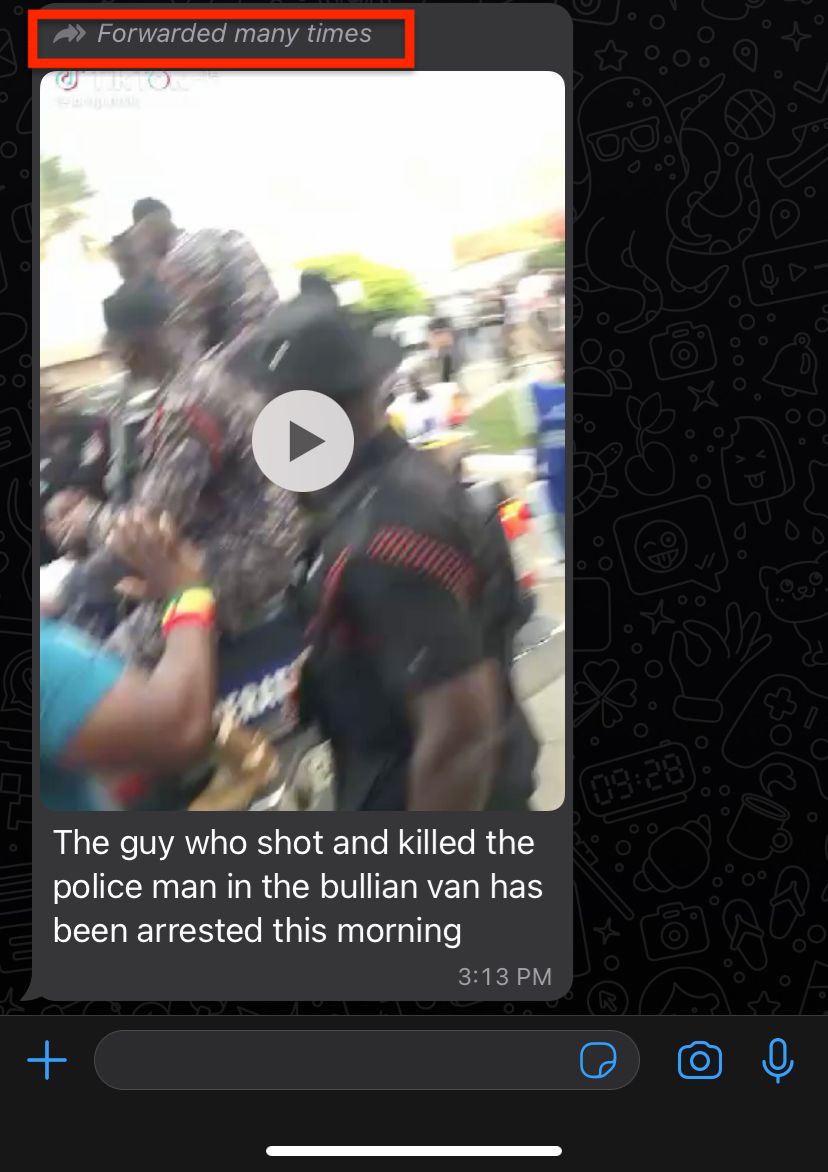FACT-CHECK: Viral WhatsApp video is NOT of a suspect involved in the Ablekuma robbery case