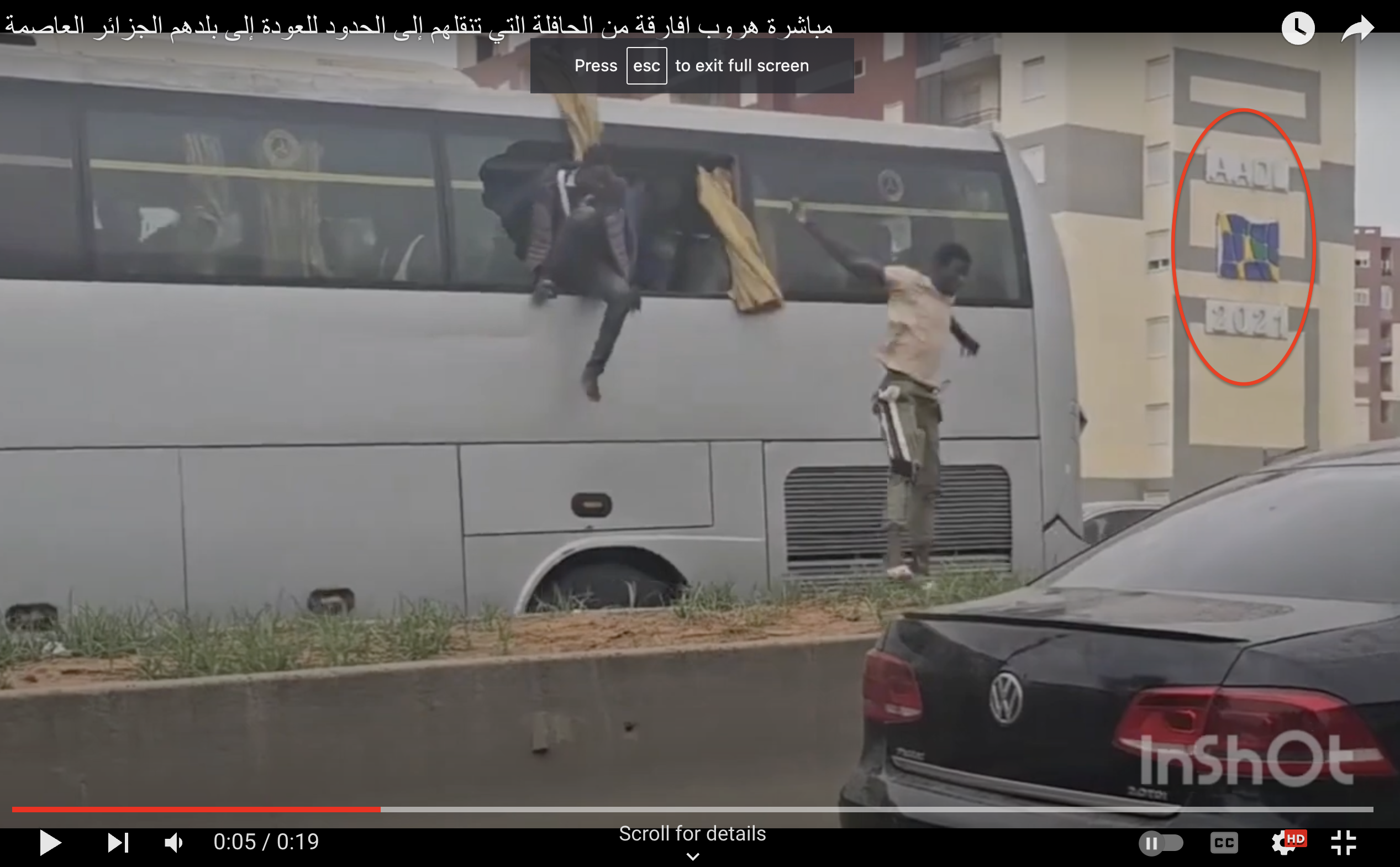 FACT-CHECK: Viral video shows Ghanaian migrants in Germany escaping deportation
