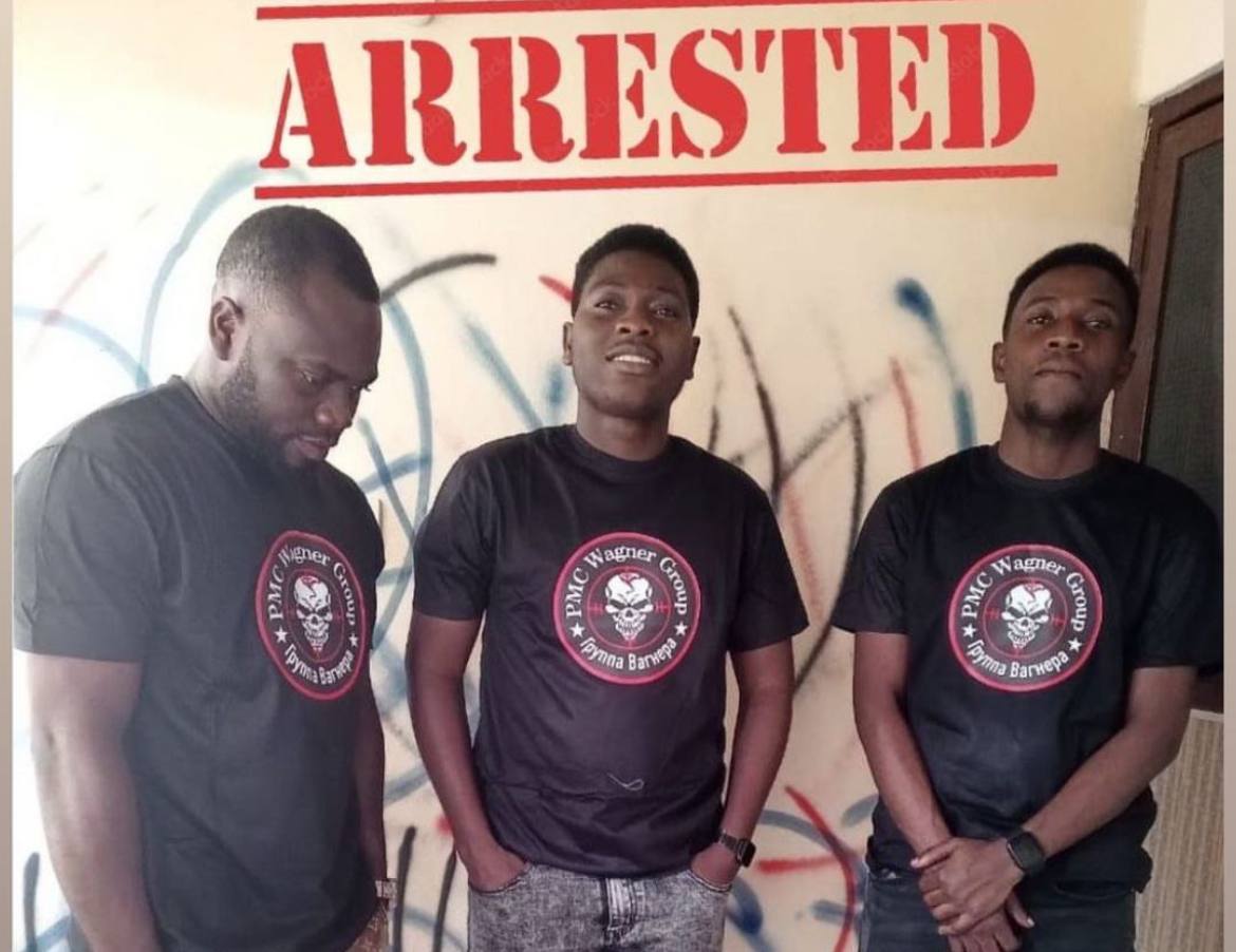 REPORT: Police arrests 5 involved in Wagner-backed shadowy online network after organising protest in Ghana