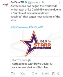 FACT-CHECK: Claims that AstraZeneca COVID-19 vaccines have been withdrawn worldwide due to dangerous side effects are misleading