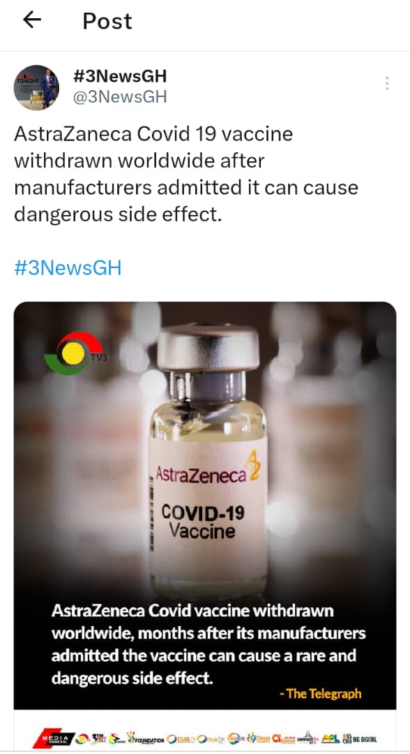 FACT-CHECK: Claims that AstraZeneca COVID-19 vaccines have been withdrawn worldwide due to dangerous side effects are misleading
