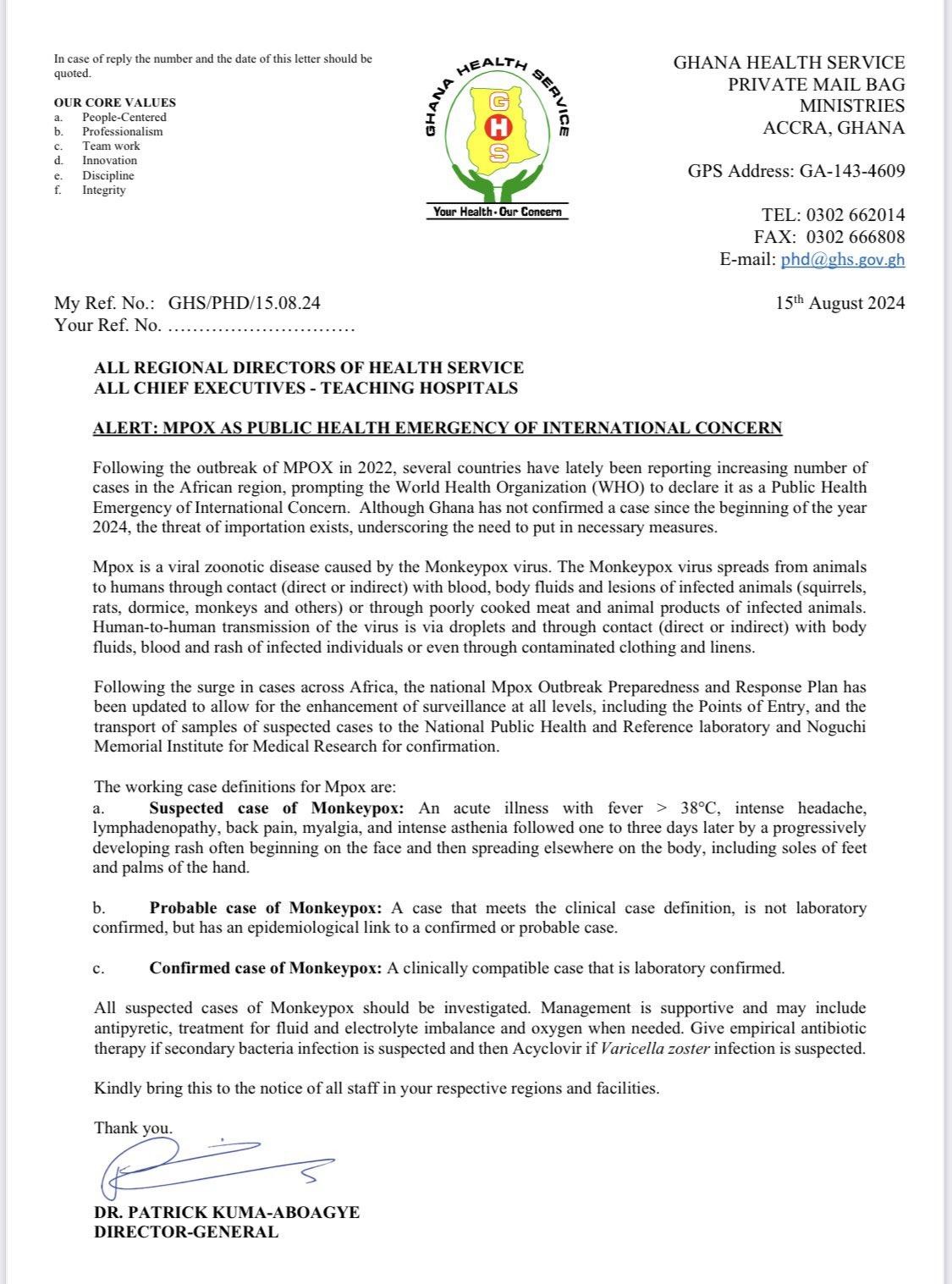 World Health Organisation declares mpox global health emergency