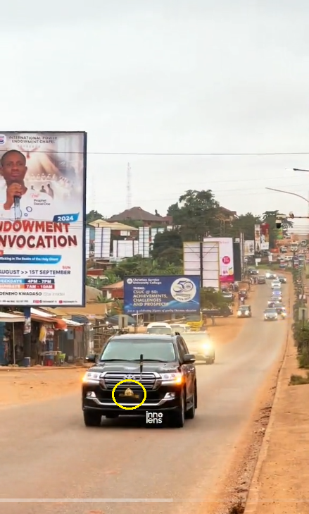 Kenyan blogger misleadingly labels Otumfuo’s convoy as that of a politician 