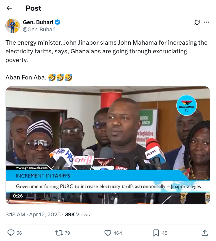 Misleading! John Jinapor did not criticise John Mahama over utility tariff hikes, circulating video is from 2022