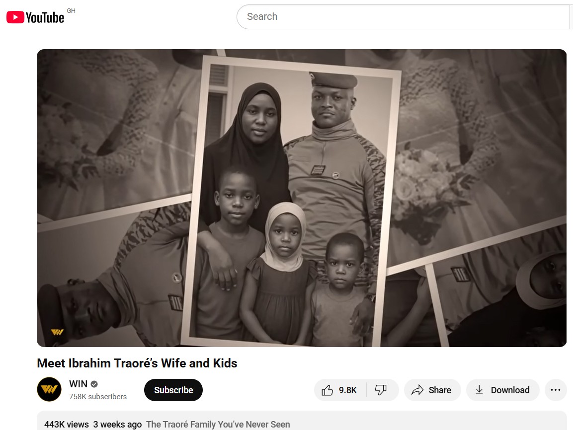 FACT-CHECK: Viral photo of Ibrahim Traore's family is manipulated FACT-CHECK: Viral photo of Ibrahim Traore's family is manipulated