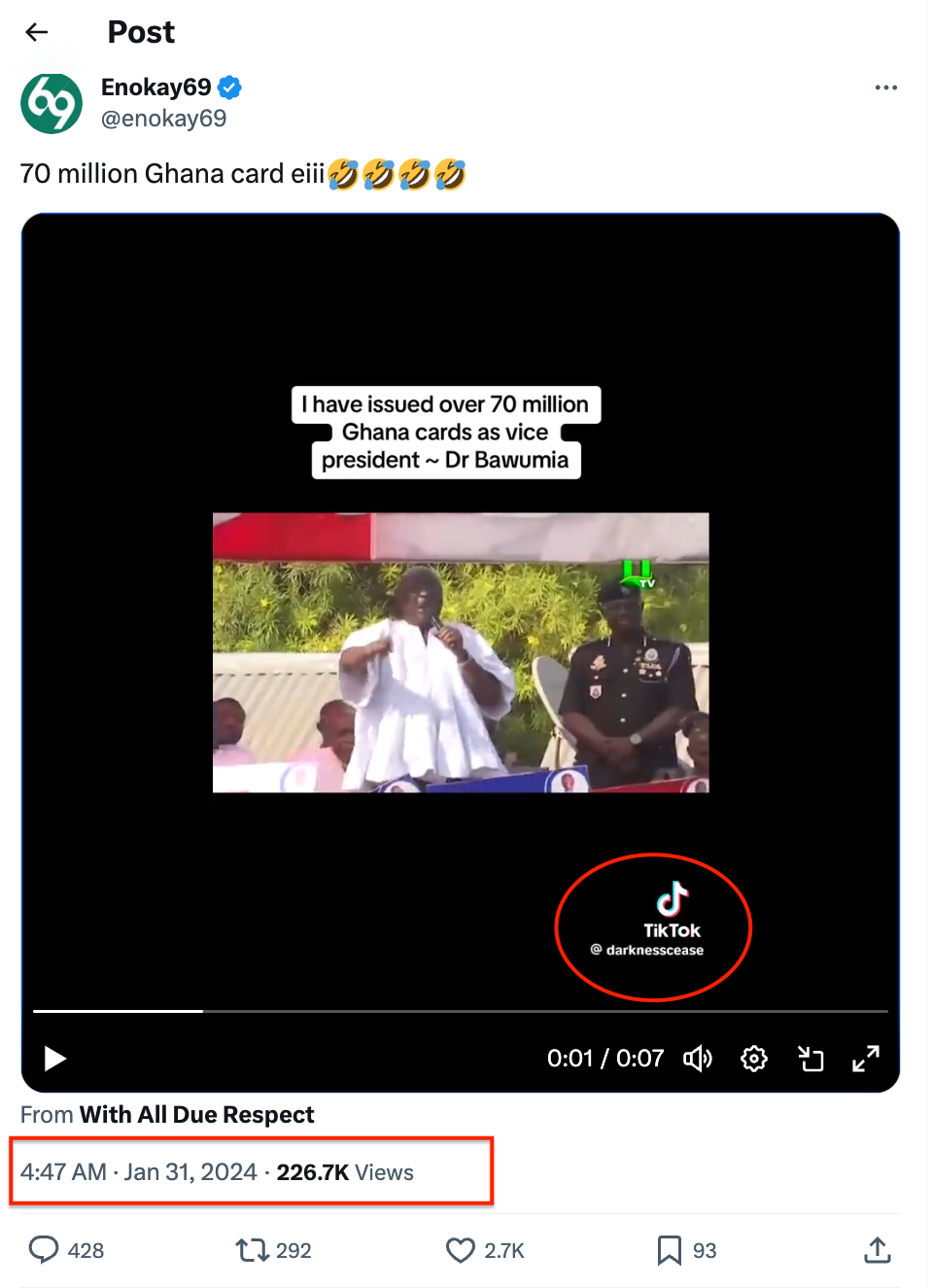 FACT-CHECK: Has gov't issued over 70 million Ghana cards to Ghanaians?