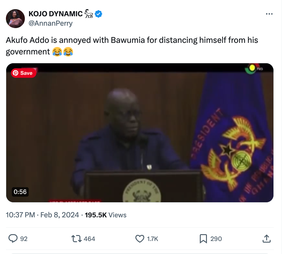 FACT-CHECK: Has Prez Akufo-Addo angrily responded to Dr Bawumia’s recent national address?