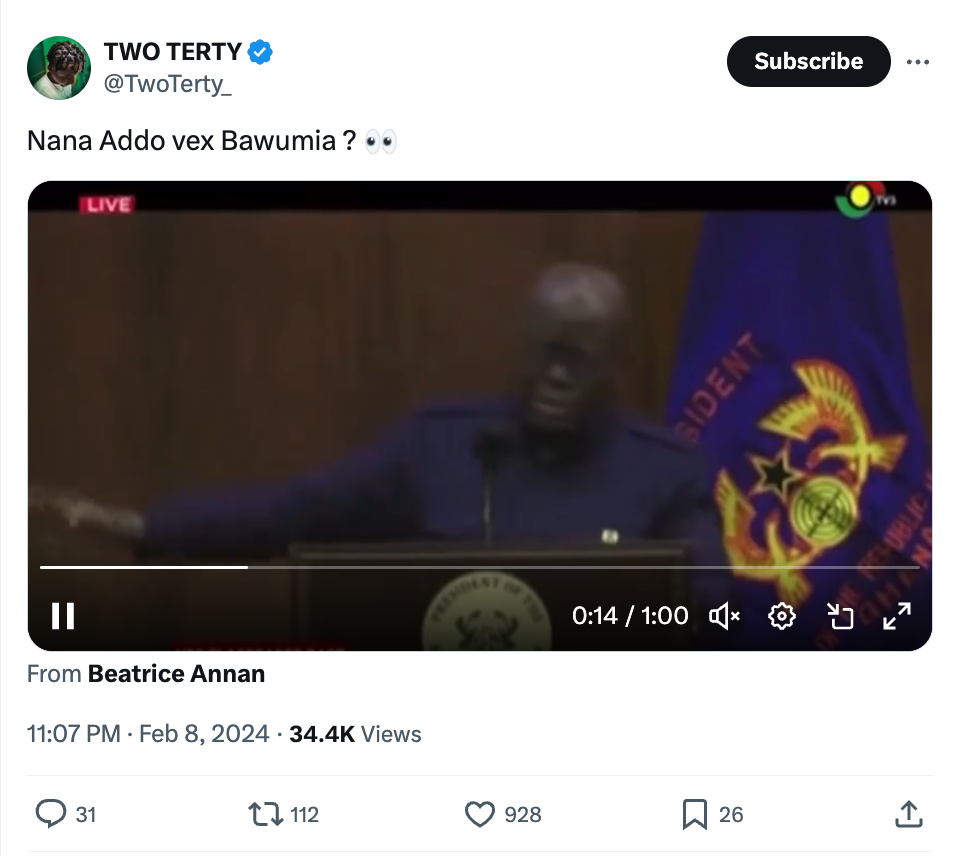 FACT-CHECK: Has Prez Akufo-Addo angrily responded to Dr Bawumia’s recent national address?