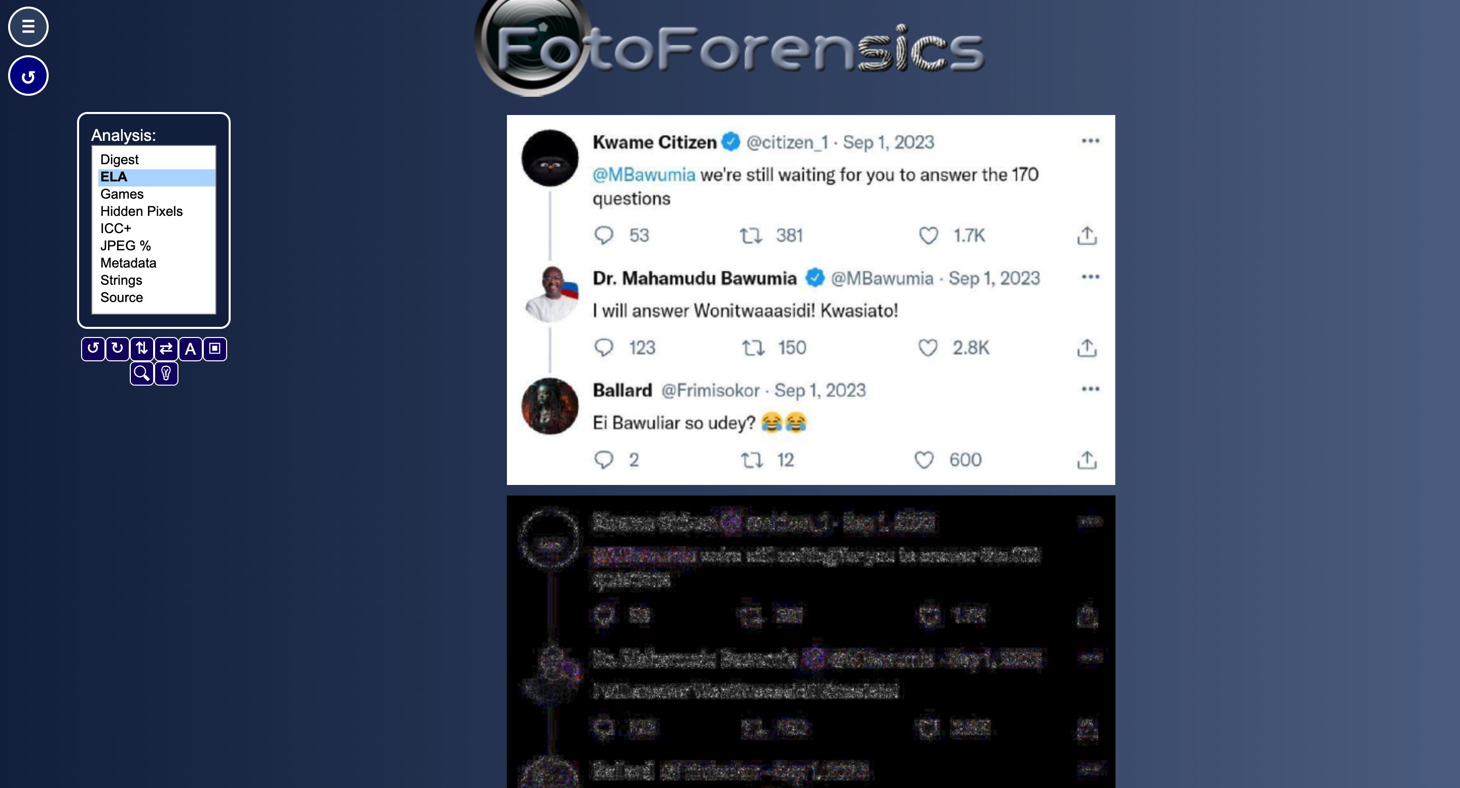 FAKE: A viral screenshot of an insulting Twitter post by Dr Mahamudu Bawumia is fabricated