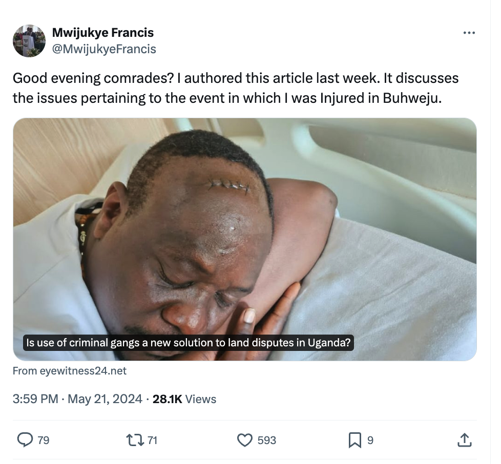 MISLEADING! A viral photo of bloodied-face MP is not from Kenya