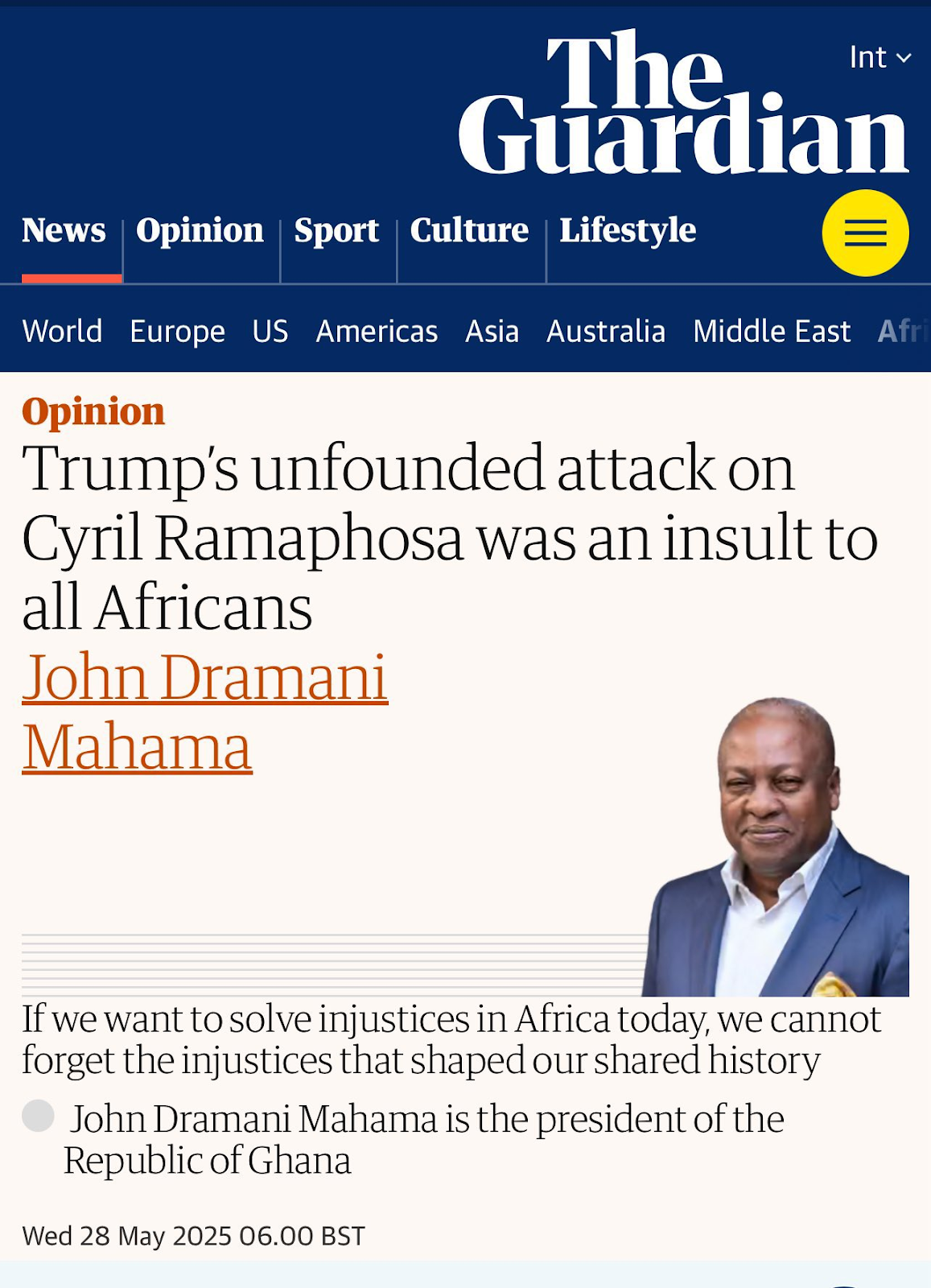 False! Trump’s proposed travel ban on Ghana not linked to Mahama, Naana Jane’s critical remarks False! Trump’s proposed travel ban on Ghana not linked to Mahama, Naana Jane’s critical remarks