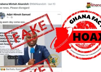 Hoax! Ghana’s Health Minister has not announced mandatory DNA testing for newborns