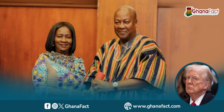 False! Trump’s proposed travel ban on Ghana not linked to Mahama, Naana Jane’s critical remarks