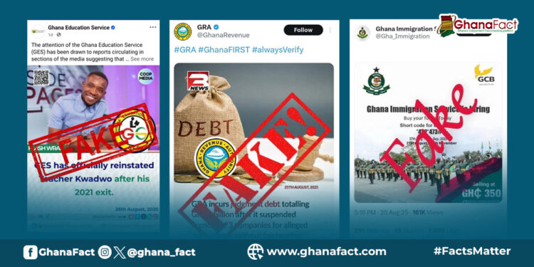 Fighting FAKE flyers - GRA, GIS, GES and UG use social media to fight misinformation