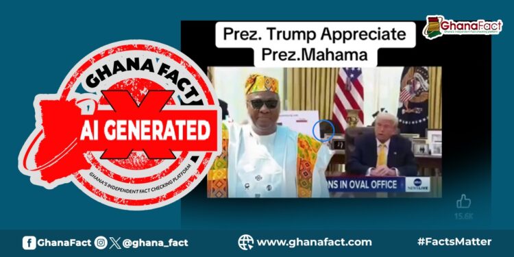 FACT-CHECK: Viral video of Donald Trump praising President Mahama is manipulated