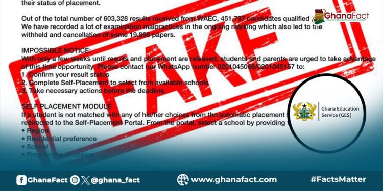 Report: GES’s ‘fake’ label solution to online misinformation on school placement, BECE, track system