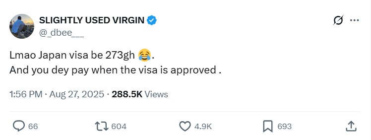 FACT-CHECK: True! Japanese visa fee is GH¢273, paid only after approval  