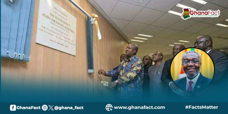 Mahama did not commission UGMC hours to his exit in 2017, ex-presidential advisor’s claim is False