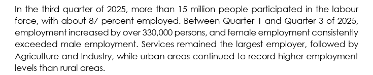 The ‘1 million jobs in 2025’ data attributed to GSS: Unpacking Ayariga, President Mahama's false claim
