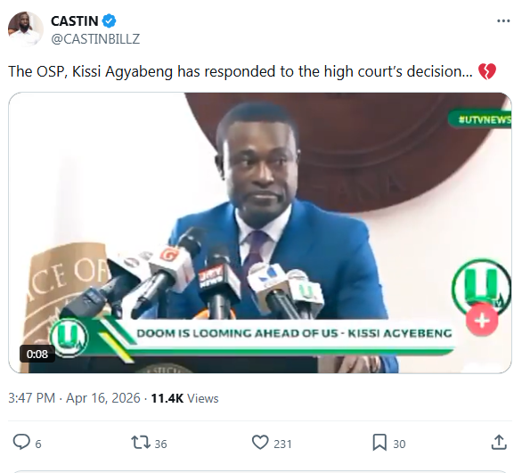 Misleading! Video claiming to be Special Prosecutor’s response to recent High Court order is from 2023
