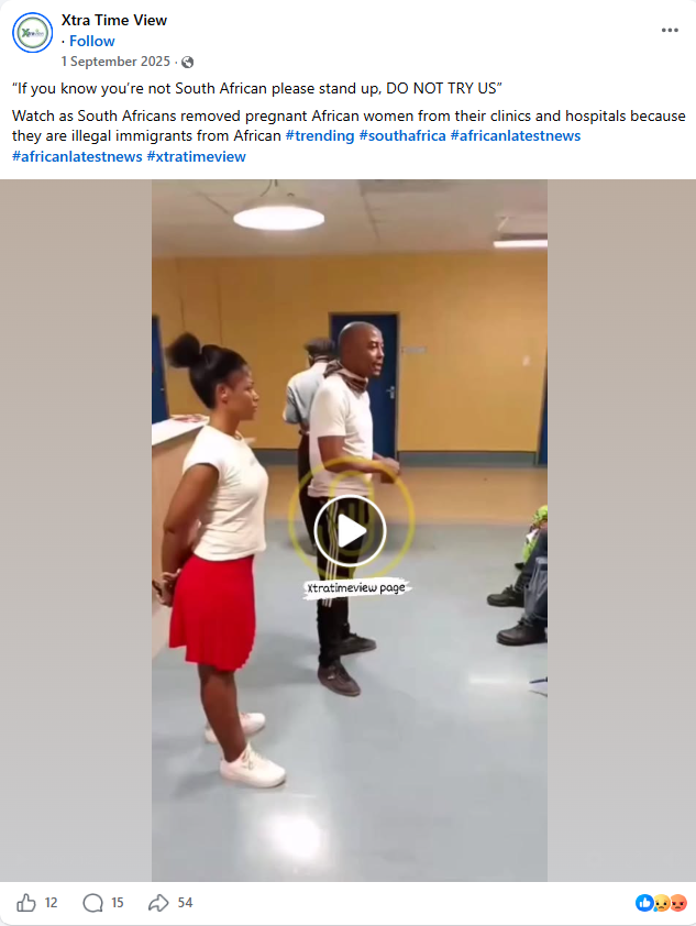 Xenophobic violence in South Africa: Two 2025 'hospital eviction' videos being recirculated in Ghana