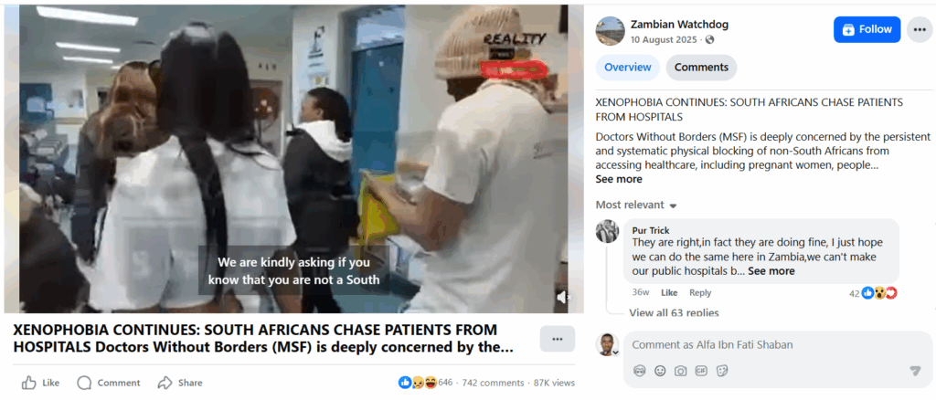 Xenophobic violence in South Africa: Two 2025 'hospital eviction' videos being recirculated in Ghana