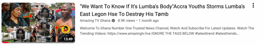 Algorithm manipulation: YouTube Channel using misleading AI-generated thumbnails as clickbait