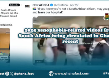 Xenophobic violence in South Africa: Two 2025 'hospital eviction' videos being recirculated in Ghana