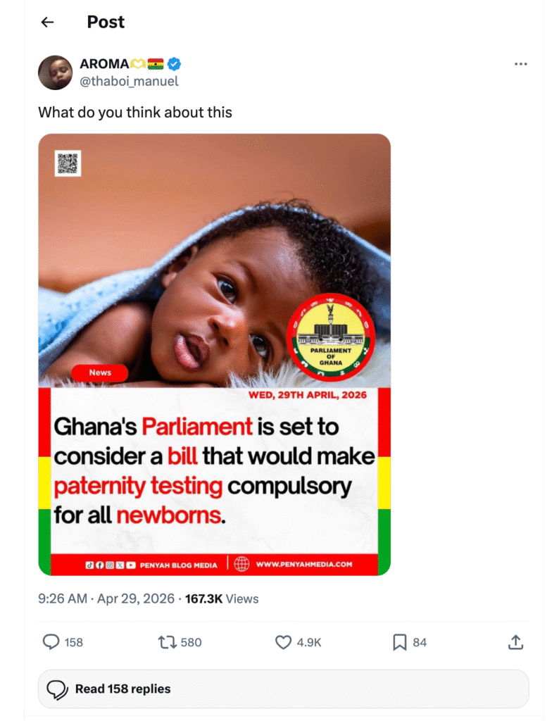 FACT-CHECK: Is Parliament 'set to approve' bill on compulsory DNA testing for newborns?