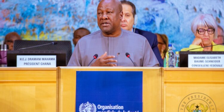 2026 health budget, NHIS coverage: 2 claims in Mahama's speech at 79th World Health Assembly fact-checked