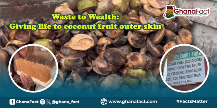 From Waste to Wealth: Rewriting the lifecycle of Ghana’s coconut beyond its water and fruit  