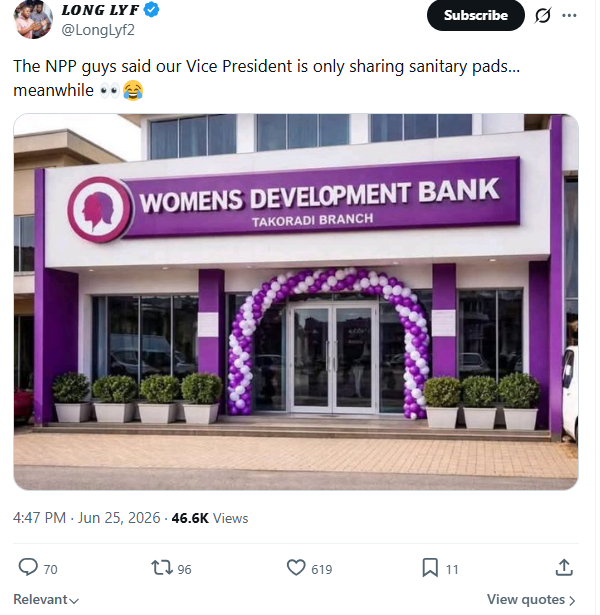 FACT-CHECK: Image purporting to show Women's Development Bank branch in Takoradi AI-generated FACT-CHECK: Image purporting to show Women's Development Bank branch in Takoradi AI-generated