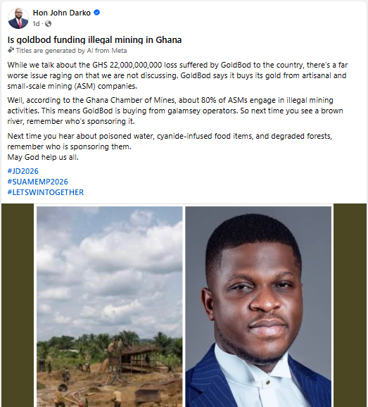 FACT-CHECK: NPP MP falsely attributes small-scale mining statistic to Ghana Chamber of Mines