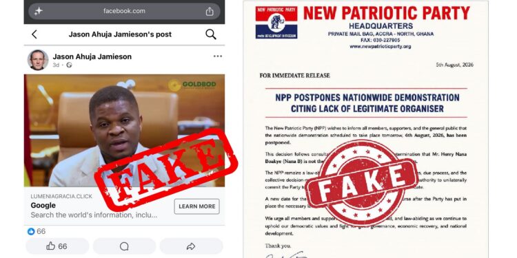Viral flyers, AI scam, fake notice: How GoldBod, NPP, Police, others fought digital misinformation in August Viral flyers, AI scam, fake notice: How GoldBod, NPP, Police, others fought digital misinformation in August