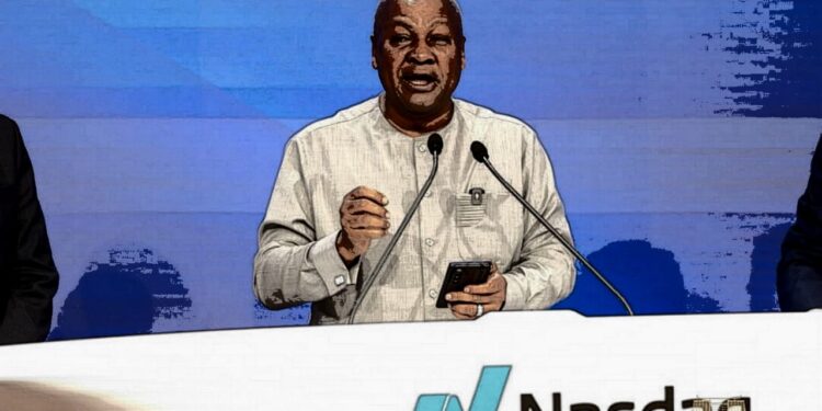 Fact-checking 3 claims by President Mahama at NASDAQ Fact-checking 3 claims by President Mahama at NASDAQ - Ghana Fact