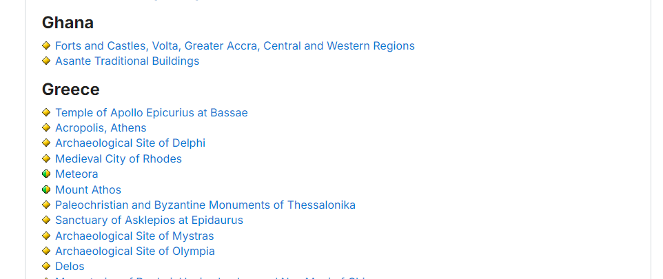 FACT-CHECK: Ghana has 2 UNESCO World Heritage sites, not 32!