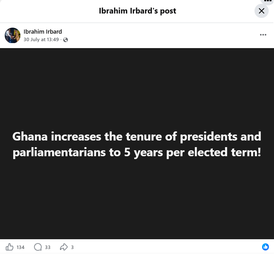 2025 Constitution Review: Misinformation around recommendations 2025 Constitution Review: Misinformation around recommendations